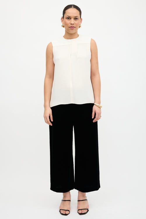 Balenciaga 2014 Silk Sleeveless Blouse