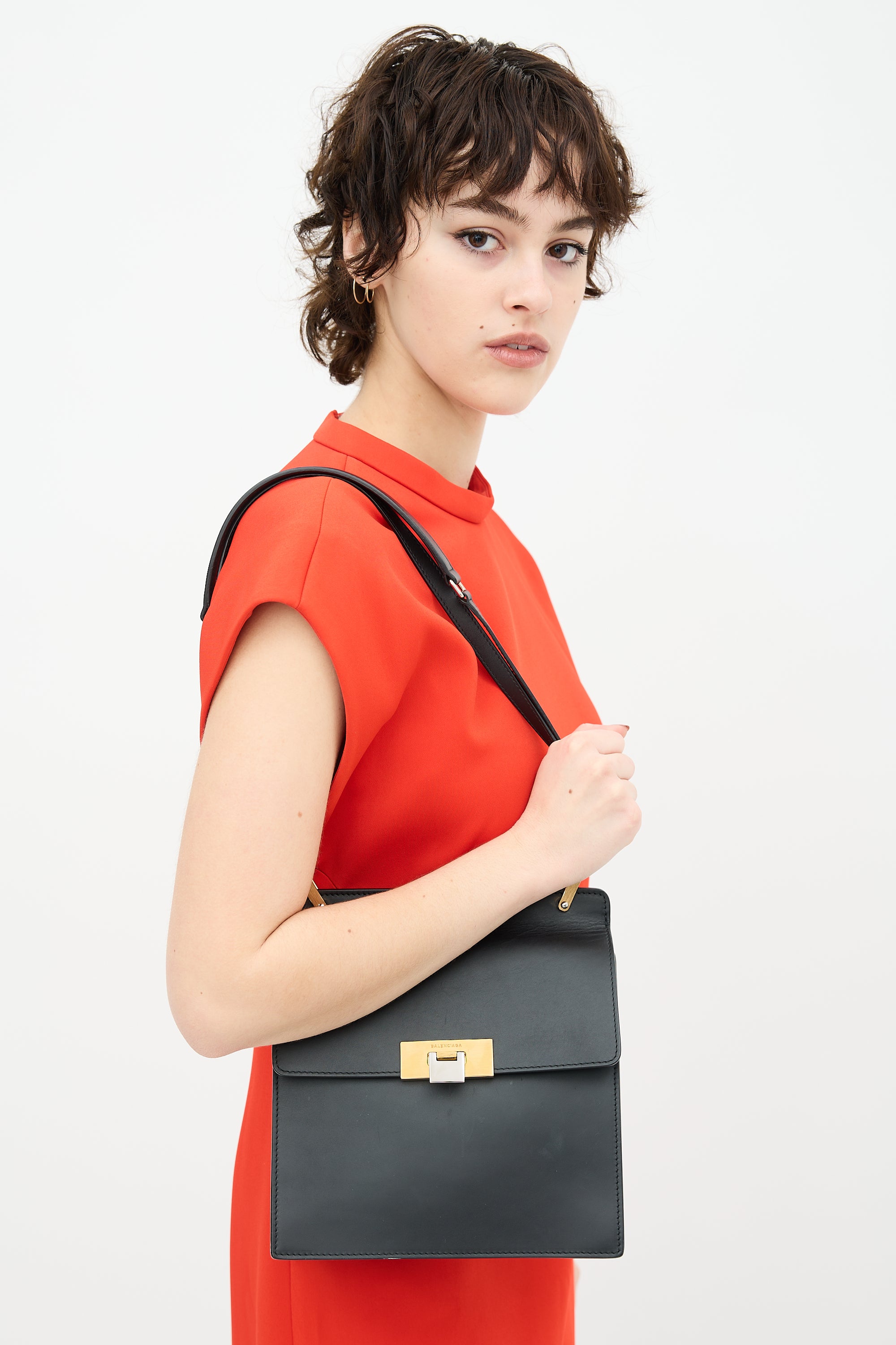 balenciaga le dix leather backpack Cagole As one of the oldest luxury fashion houses Balenciaga Le Dix Cartable Black