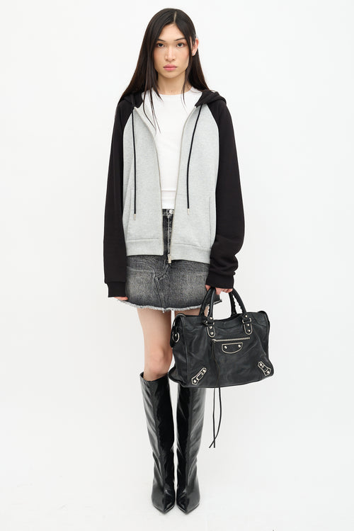 Balenciaga 2015 Leather Metallic Edge City Bag