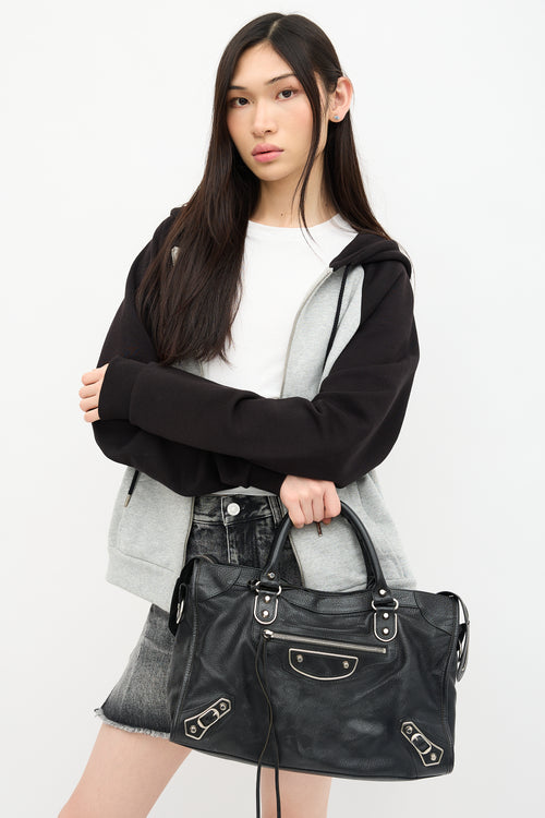 Balenciaga 2015 Leather Metallic Edge City Bag