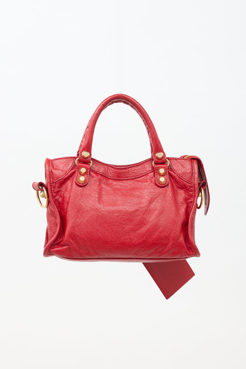 Balenciaga 2015 Leather Mini City Classic Edge Bag