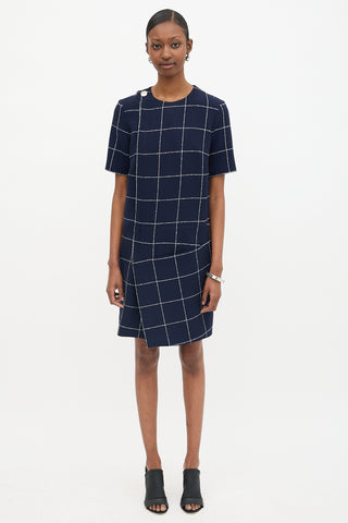 Balenciaga 2016 Wool Crepe Dress