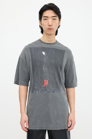 Balenciaga 2017 Faded Graphic T-Shirt