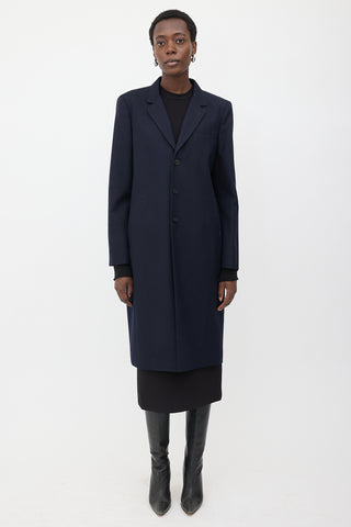 Balenciaga 2018 Wool Three Button Coat