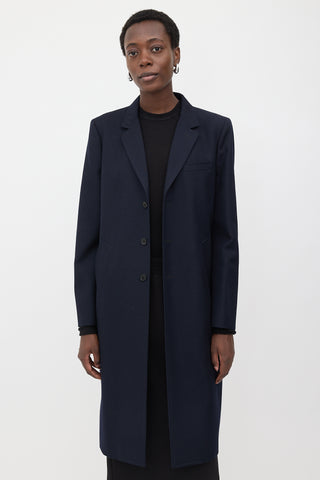 Balenciaga 2018 Wool Three Button Coat