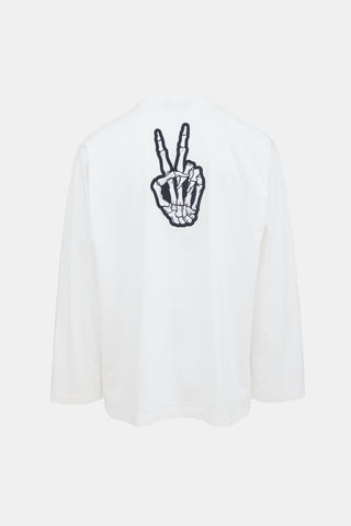 Balenciaga 2020 Smile Graphic Top