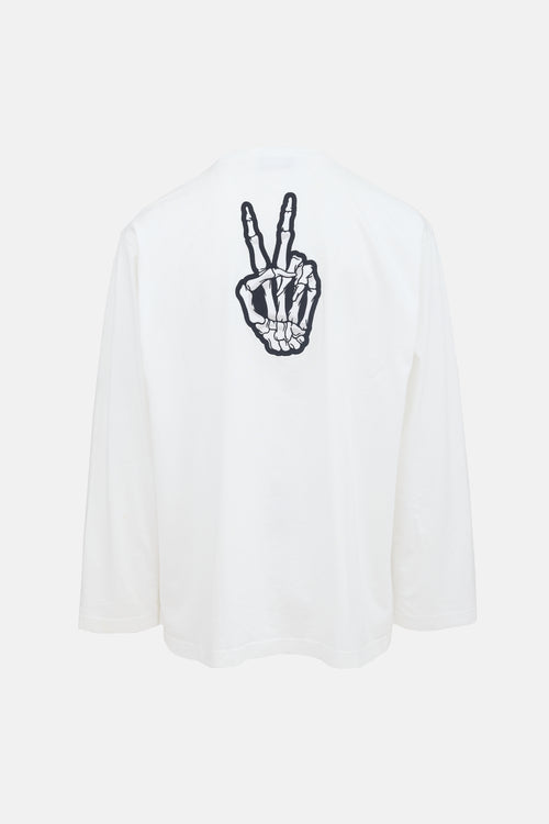 Balenciaga 2020 Smile Graphic Top