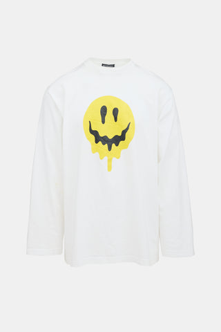 Balenciaga 2020 Smile Graphic Top
