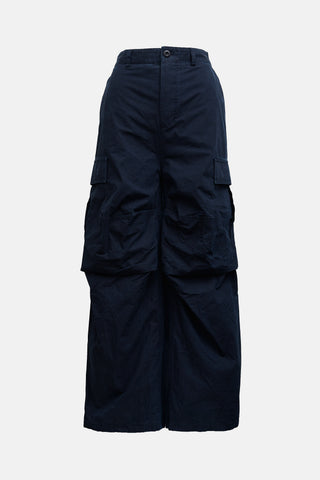Balenciaga 2020 Panelled Wide Leg Pant
