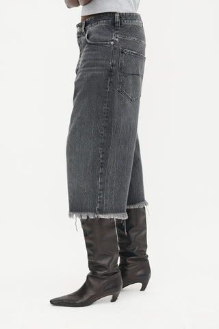 Balenciaga 2020 Raw Cropped Jeans