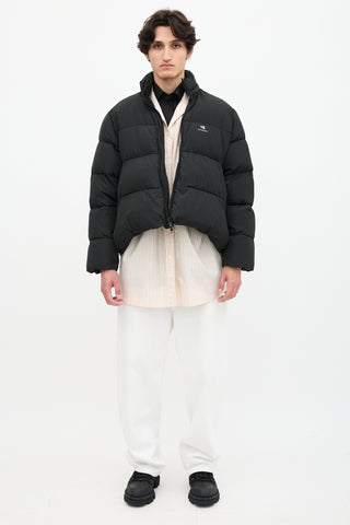 Balenciaga 2021 Logo Puffer Jacket
