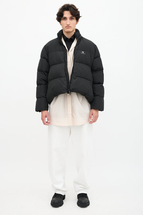Balenciaga 2021 Logo Puffer Jacket