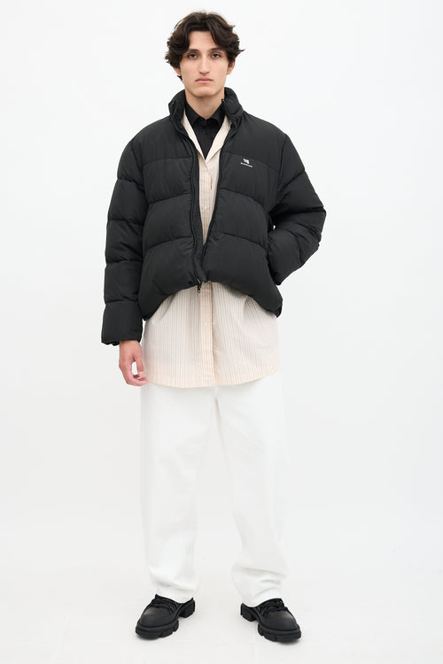 Balenciaga 2021 Logo Puffer Jacket