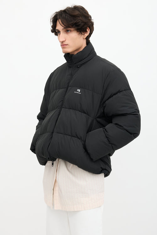 Balenciaga 2021 Logo Puffer Jacket