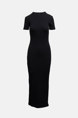 Balenciaga 2021 Ribbed Knit T-Shirt Dress