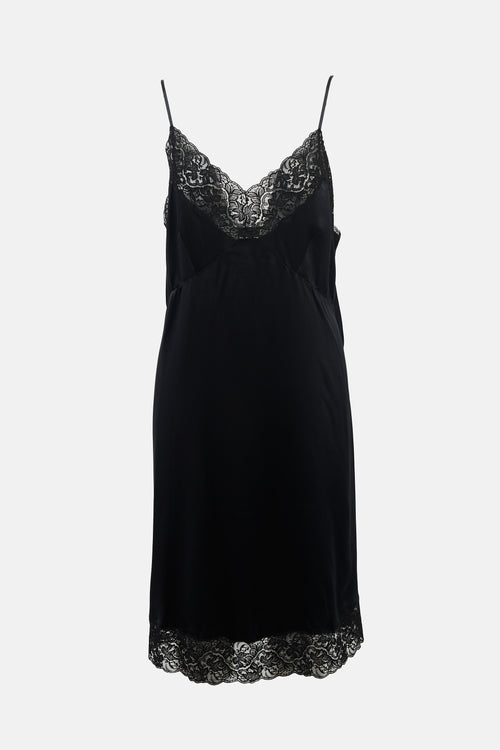 Balenciaga 2023 Satin Lace Dress