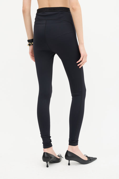 Balenciaga Activewear Logo Leggings
