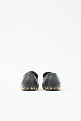 Balenciaga Aged Leather Studded Loafer