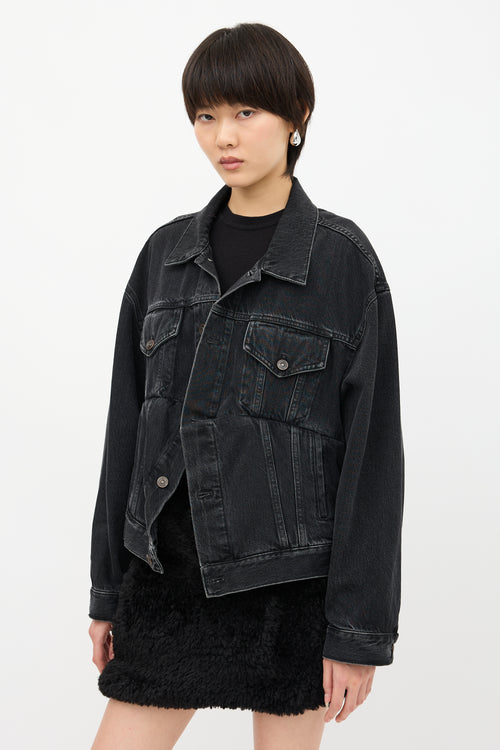 Balenciaga Archetype Panelled Denim Jacket