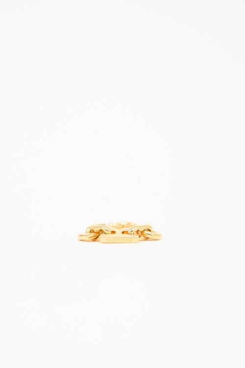 Balenciaga B Chain Ring