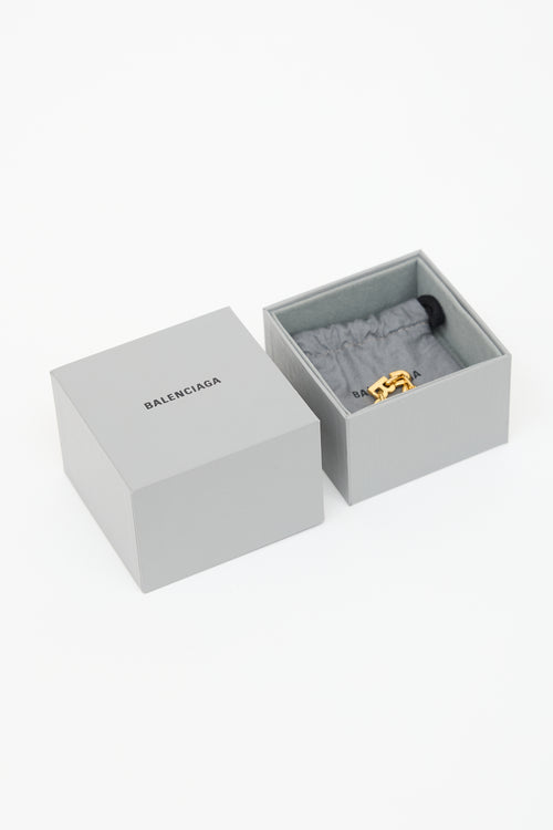 Balenciaga B Chain Ring