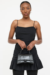 Balenciaga Hourglass Embossed Leather Bag