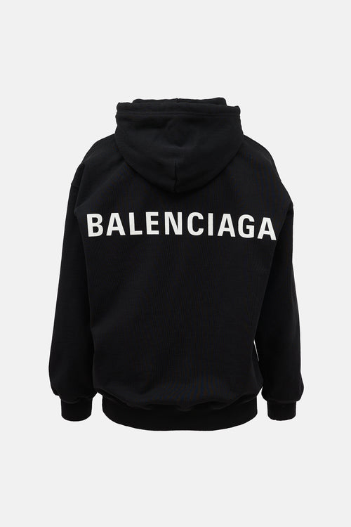 Balenciaga Back Logo Hoodie