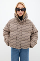 Balenciaga Beige BB Monogram Puffer
