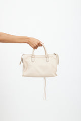 Balenciaga Beige Leather City Bag