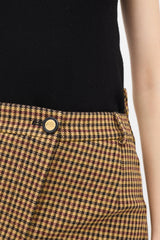 Balenciaga Beige & Multi Tweed Twisted Skirt