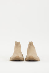Balenciaga Beige Speed 2.0 Knit Sneaker