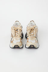 Balenciaga Beige & White Runner Sneaker