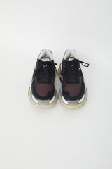 Balenciaga Black & Grey Triple S Sneaker