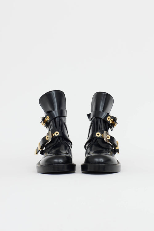 Balenciaga Leather Ceinture Boot