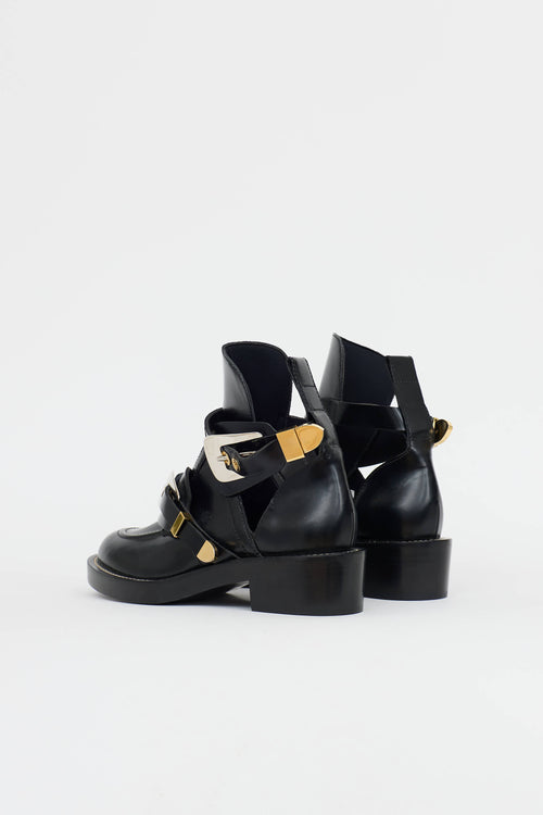 Balenciaga Leather Ceinture Boot