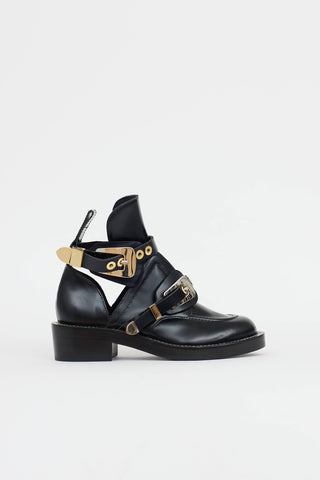 Balenciaga Leather Ceinture Boot