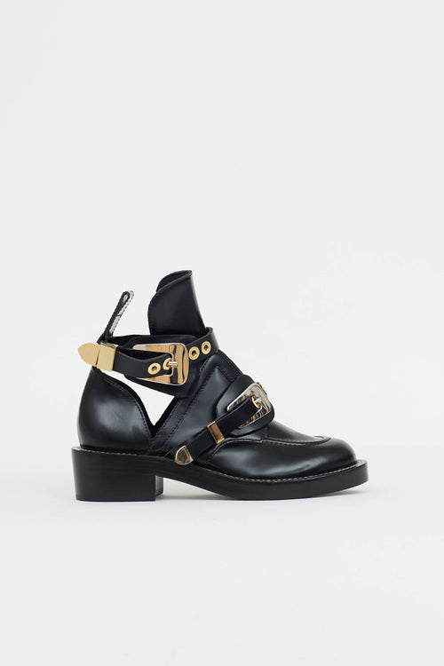 Balenciaga Leather Ceinture Boot