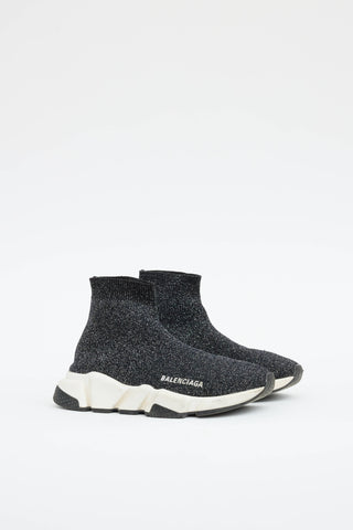 Balenciaga Glitter Speed Knit Sneaker