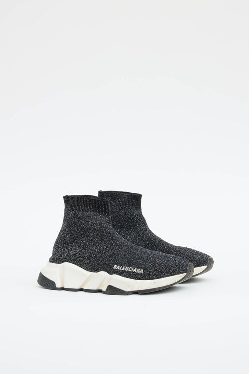 Balenciaga Glitter Speed Knit Sneaker
