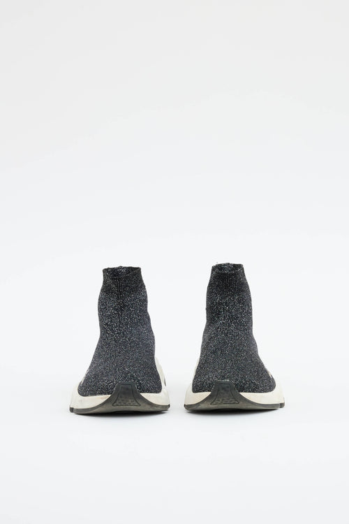 Balenciaga Glitter Speed Knit Sneaker