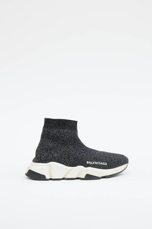 Balenciaga Glitter Speed Knit Sneaker