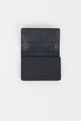 Balenciaga Black & Gold City Moto Bifold Cardholder