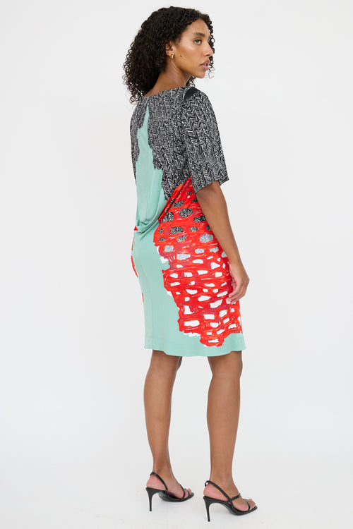 Balenciaga 2014 Patterned  Dress