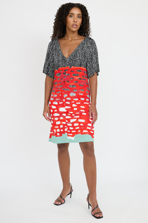 Balenciaga 2011 Patterned  Dress