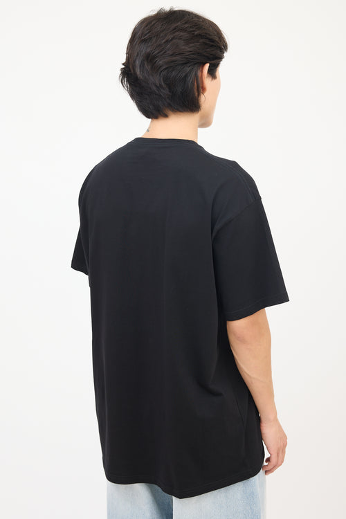 Balenciaga Black Kering Oversized T-Shirt