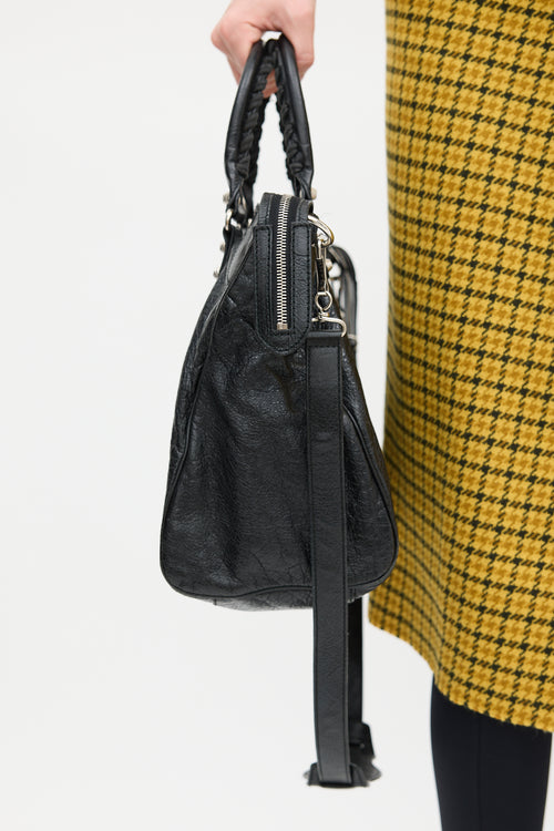 Balenciaga 2015 Black Leather Velo Bag