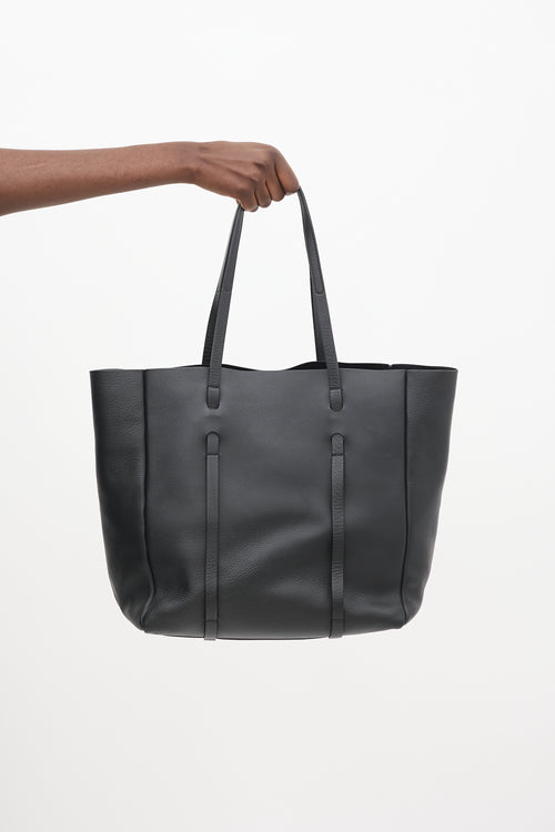 Balenciaga Black Leather Everyday Small Tote Bag