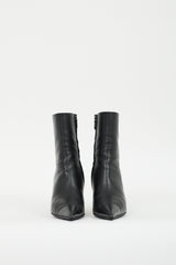 Balenciaga Black Leather Knife Boot