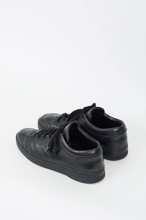 Balenciaga Black Leather Urban Low Top Sneaker