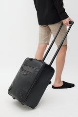 Balenciaga Black & Gold Leather City Suitcase